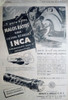 Muy Antigua Publicidad Clipping Linterna Auto Inca Año 1947 0