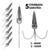 Kit 5 Chumbada Garateia Para Pesca De Praia 100gr / 120gr 1