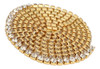 Fita Branca De 4,5 Mm Com Acabamento Em Corrente De Cristal, 3