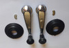 Fiat 600 Kit Manija Vidrio Para Las Dos Puertas 1