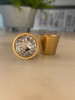 Kit 5 Puxador Para Móvel Ponto Trend Dourado Fosco 2