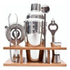 Set Kit Bartender Barman Coctelera Tragos Bebidas Acero Inox 1