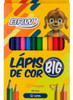Kit 3 Lápis De Cor Big Jumbo Triangular 12 Cores Cada Brw 1