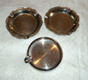 Antiguo Juego De Ceniceros Plata Lapas C 0