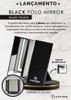 Espelho De 3 Faces Black Fold Mirror Com Suporte Klass Vough 7