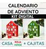 Calendario De Adviento Casa + Cajitas Para Imprimir + Extras 1