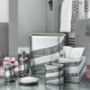 Dwellza Jabonera Decorativa Gris Plata (5.5 X 4 X 1) 4