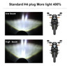5,75 Polegadas Led Farol Motocicleta Projetor Farol Super 6