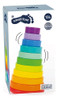 Torre De Apilamiento De Arco Iris Grande De Madera Por Bebés 3