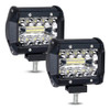 Kit 2 Faros Barra 20 Leds Auxiliar Led Camioneta 4x4 0