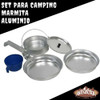 Set Para Camping En Aluminio. Marmita- Gran Aventura 3
