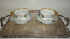 Duo Taza De Te Alemana Mobendorf Antigua Finisima Mirala 0