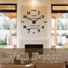 Vangold Frameless Gran Diy 3d Reloj De Pared Silencio 1