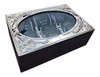 Caja De Té De Madera Y Alpaca X6 Compartimientos 1 Caja De Té De Madera Y Alpaca X6 Compartimientos 1