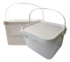 Balde Transparente 2.4l Para Óleo De Carro 2 Pçs 0
