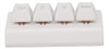 Mini Teclado Personalizado Branco Branco, Suporte Programáve 6