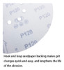 Tonmp 50 Pcs 7 Pulgadas De Gancho Y Bucle Discos De Lija Pap 2