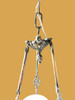Araña Quinqué De Bronce Antigua 2
