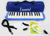 Flauta Melódica Leonard 32 Notas Con Funda - Color Azul 2