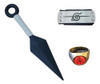 Naruto - Set Itachi #2 - Vincha + Anillo Akatsuki + Kunai 0