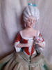Muñeca De Porcelana Antigua Figurita De Vestir 2