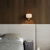 Aplique De Pared E27 Tela Beige 3