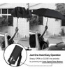 Paraguas Invertido Corto Plegable Lanbrella Negro 3