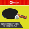 Pala De Tenis De Mesa Portátil Con Estuche Y Pelotas Para Ju 5