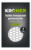 Tejido Malla Hexagonal Galv. 1' X 1.00 Mt X 25 Mts Kroner 3
