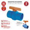 2 Uni Registro Esfera Solda X Rosca Pvc 50mmx1.1/2'' Durín 1