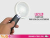 Lupa De Mano Doble Luz Led Recargable Usb Lente Cristal 11x 1