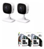 2 Camara Tp-link Tapo C100 + 2 Memoria Kingston Microsd 64gb 1