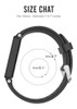 Malla Para Reloj  Garmin Forerunner 920xt (negra, Talle L) 1