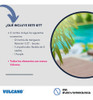Kit Limpieza Vulcano: Barrefondo + Manguera 12mt + Acople 1