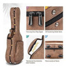 Funda Rigida Para Guitarra Acustica Cahaya, Marron 4