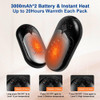Calentadores De Manos Recargables, 6000 Mah, 20 Horas-gris 2