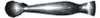 Pinza Hielo Ahv. Acero Inoxidable. 0