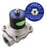 Electroválvula Solenoide 1 220v Nc Acero Inoxidable 304 2