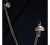 Prendedor Con Cadena Paraguas Y Gema Chica Para Camisa 2