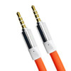 Cabo Auxiliar P2 X P2 Estéreo Flat Profissional 10m Laranja 1