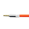 Cabo Auxiliar P2 X P2 Estéreo Flat Profissional 10m Laranja 2