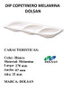 Dip Copetinero Triple Melamina 27 X 8,7 Cm Dolsan Catering ! 1