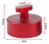 4x Jack Pad Pucks Design Durável Adaptador De Liga Vermelho 1
