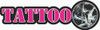 Cartel Led Luminoso Tattoo Con Calavera 0