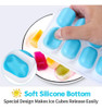 Bandeja De Cubitos De Hielo Silicón, Flexible, 14 Cavidades 3