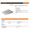 Grampas Para Engrapadora Truper Et-50 6mm X 12.5 Mm 1