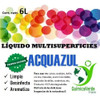 Líquido Multisuperficies Triple Acción Aquazul 6 L 1