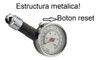 Manometro Medidor Presion Aire De Metal + Boton Reseteo 1