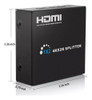 Splitter Hdmi 1x2 Activo 3d 2k 4k Duplica La Imagen Divisor 2