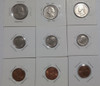 Moedas Quarter De Dollar,one Cent,one Dime,década De 1990 5 Moedas Quarter De Dollar,one Cent,one Dime,década De 1990 5